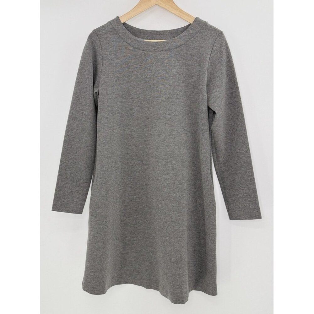 Hubert Gasser Gray A-Line Shift Dress‎ Size Small Stretch Minimalist